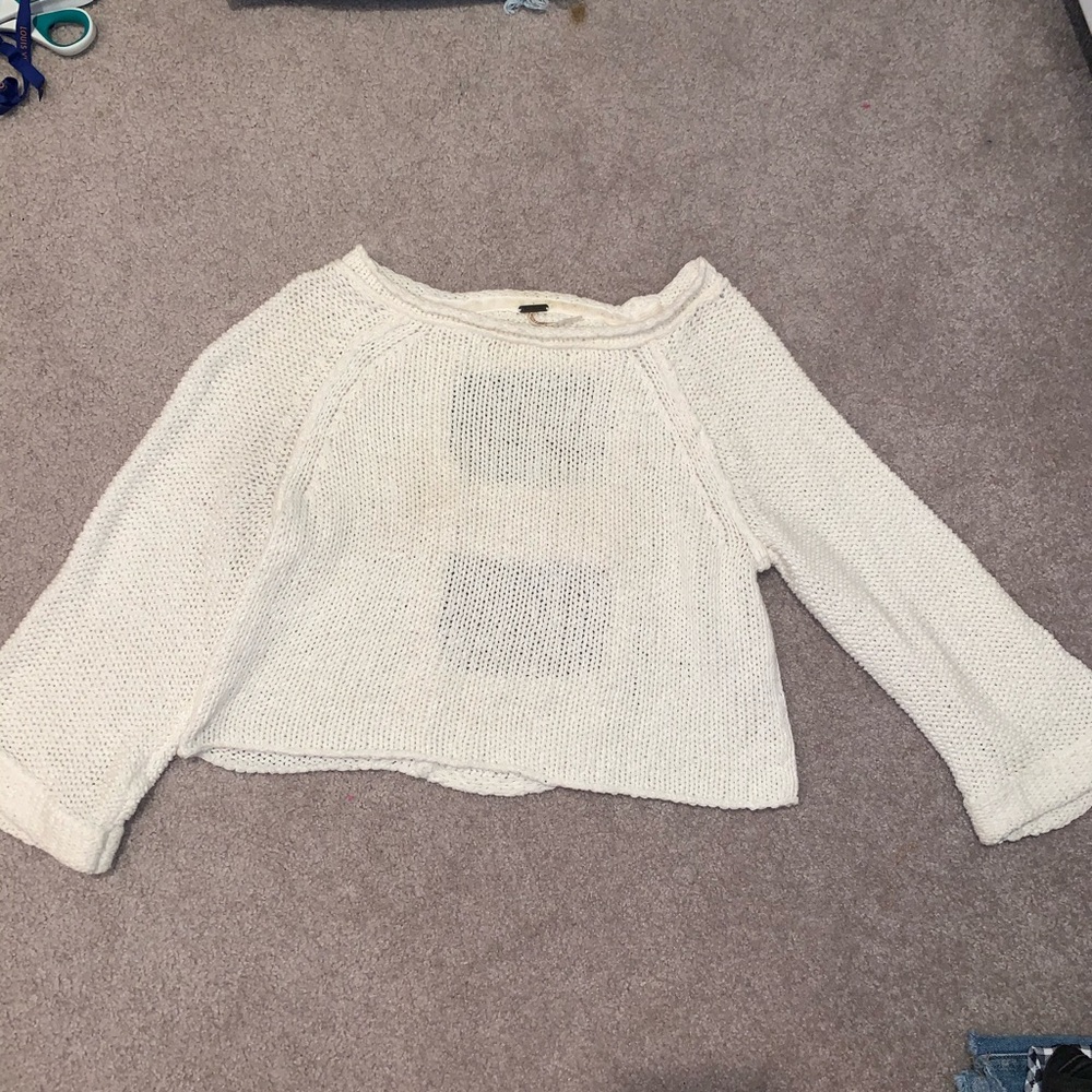 Free People cropped sweater